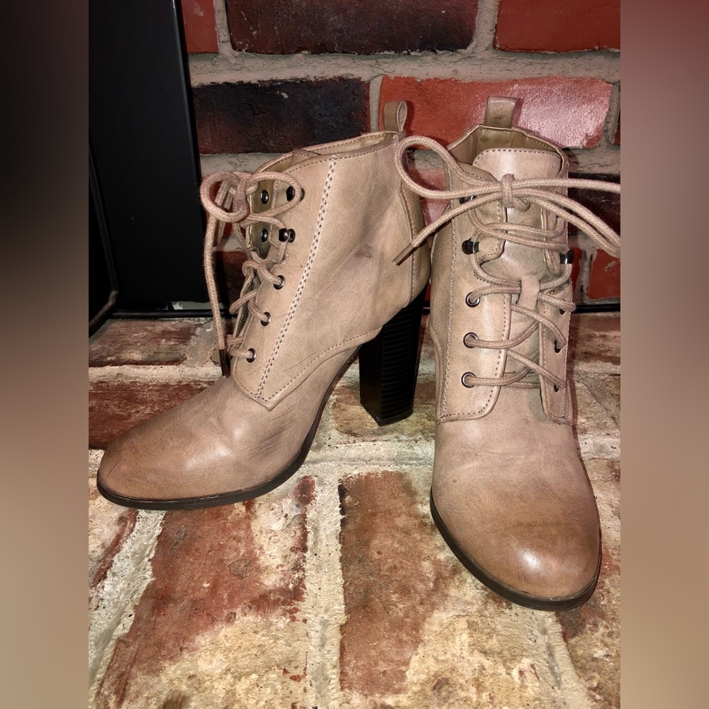 Lace-Up Booties